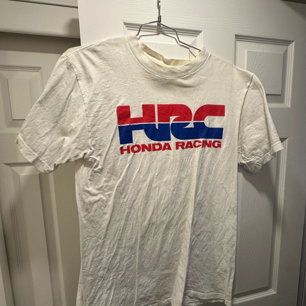 Tultex White HRC Honda Racing T-Shirt